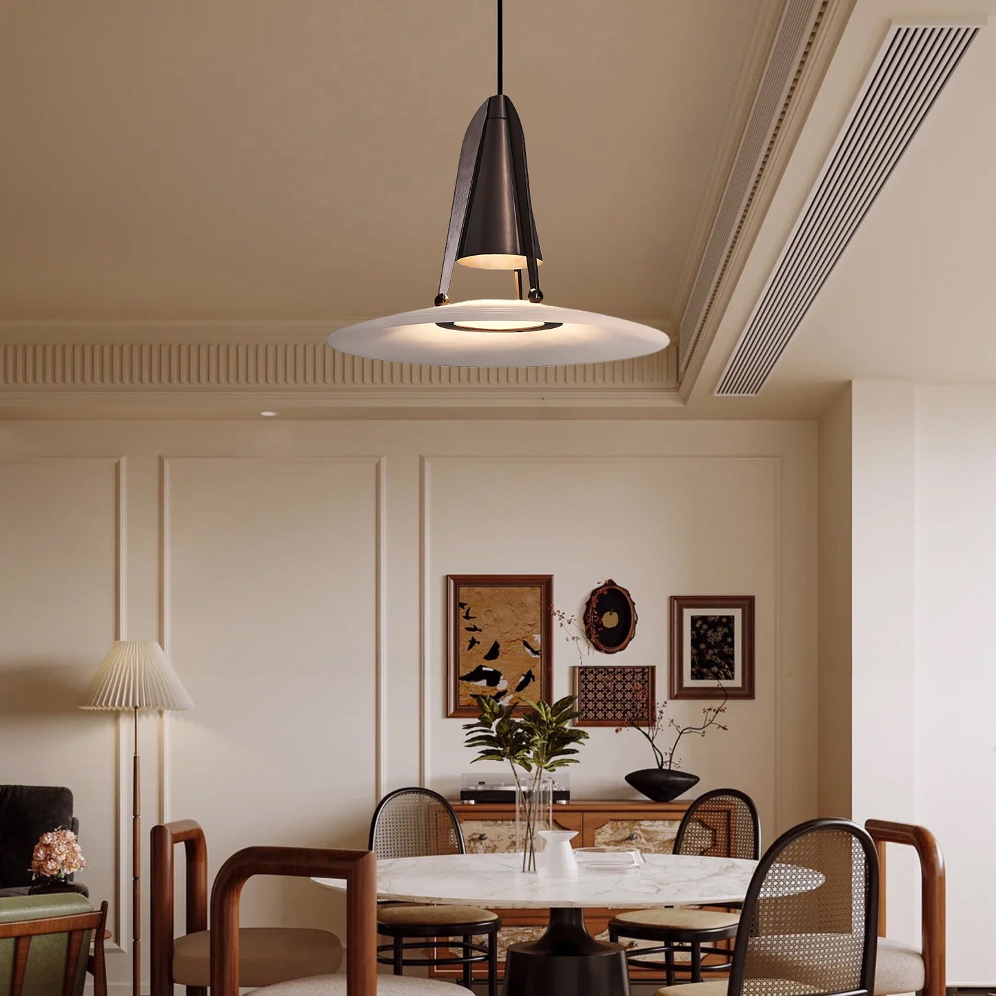 Aragon Contemporary Metal Pendant Lamp