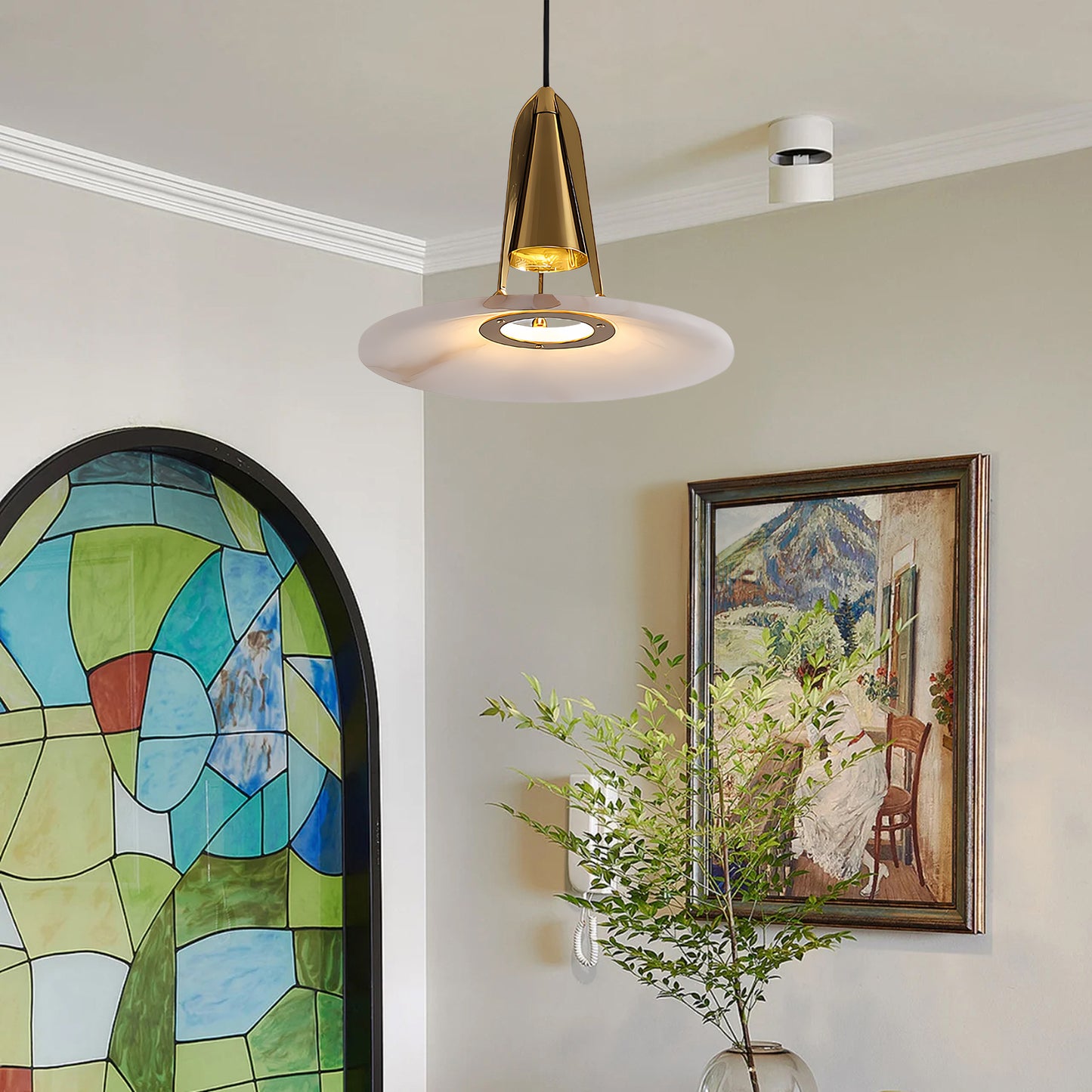 Aragon Contemporary Metal Pendant Lamp