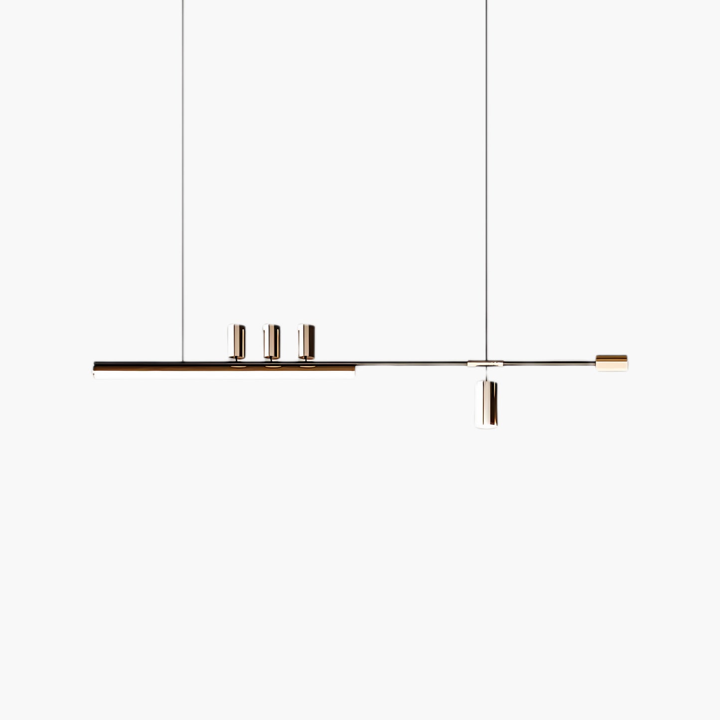 Arc Horizon Island Contemporary Metal Pendant Light