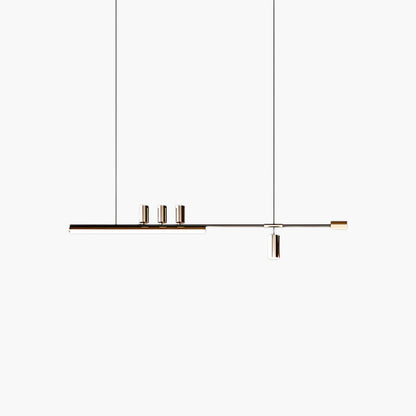 Arc Horizon Island Contemporary Metal Pendant Light