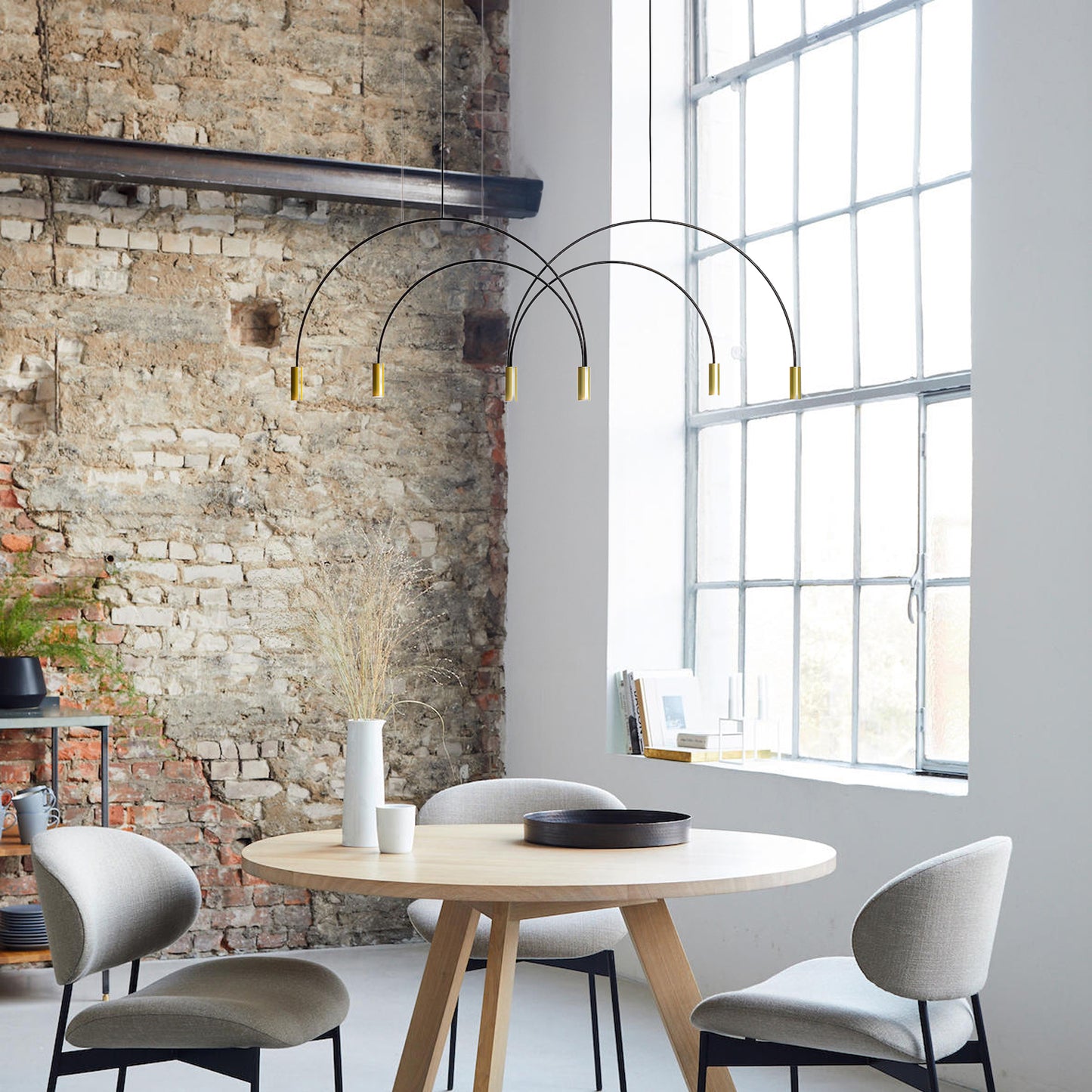 Arcs Modern Metal Pendant Light