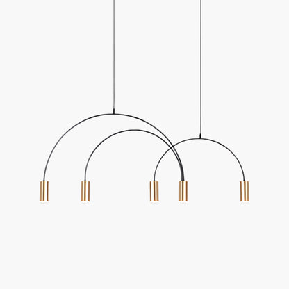 Arcs Modern Metal Pendant Light