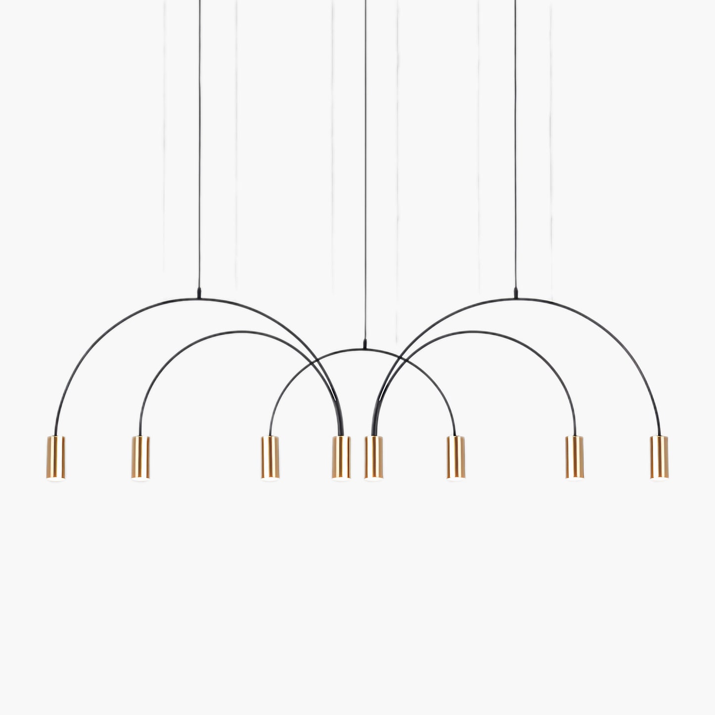 Arcs Modern Metal Pendant Light