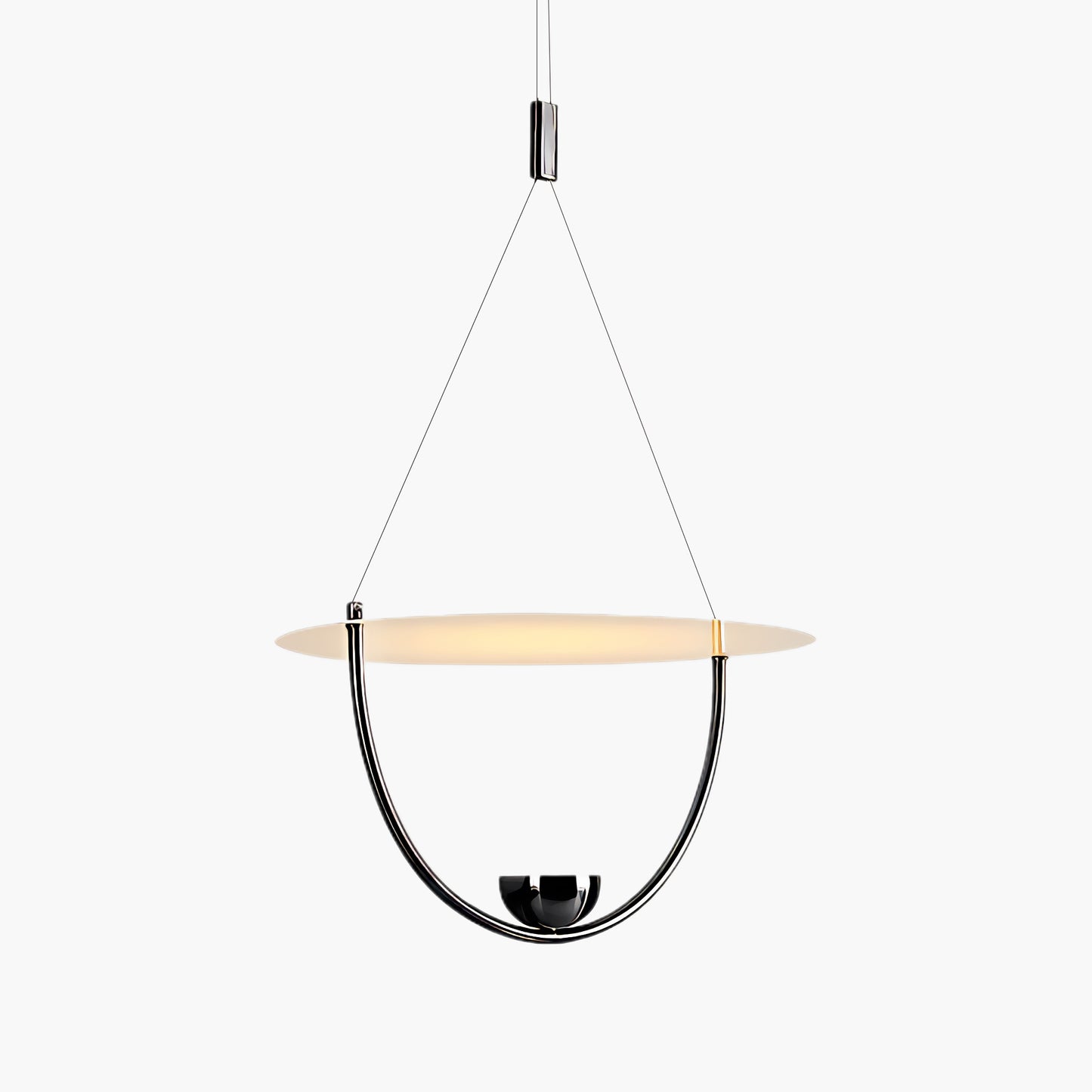 Aurelia Disc Contemporary Metal Pendant Lamp