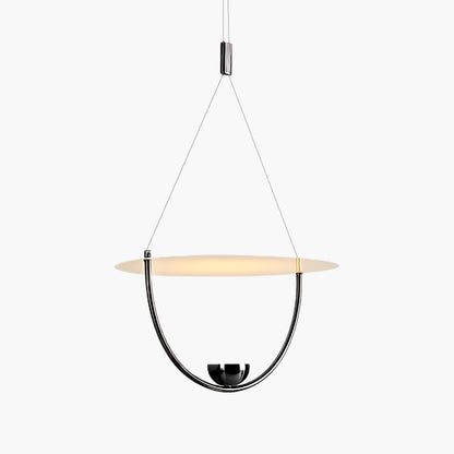 Aurelia Disc Contemporary Metal Pendant Lamp