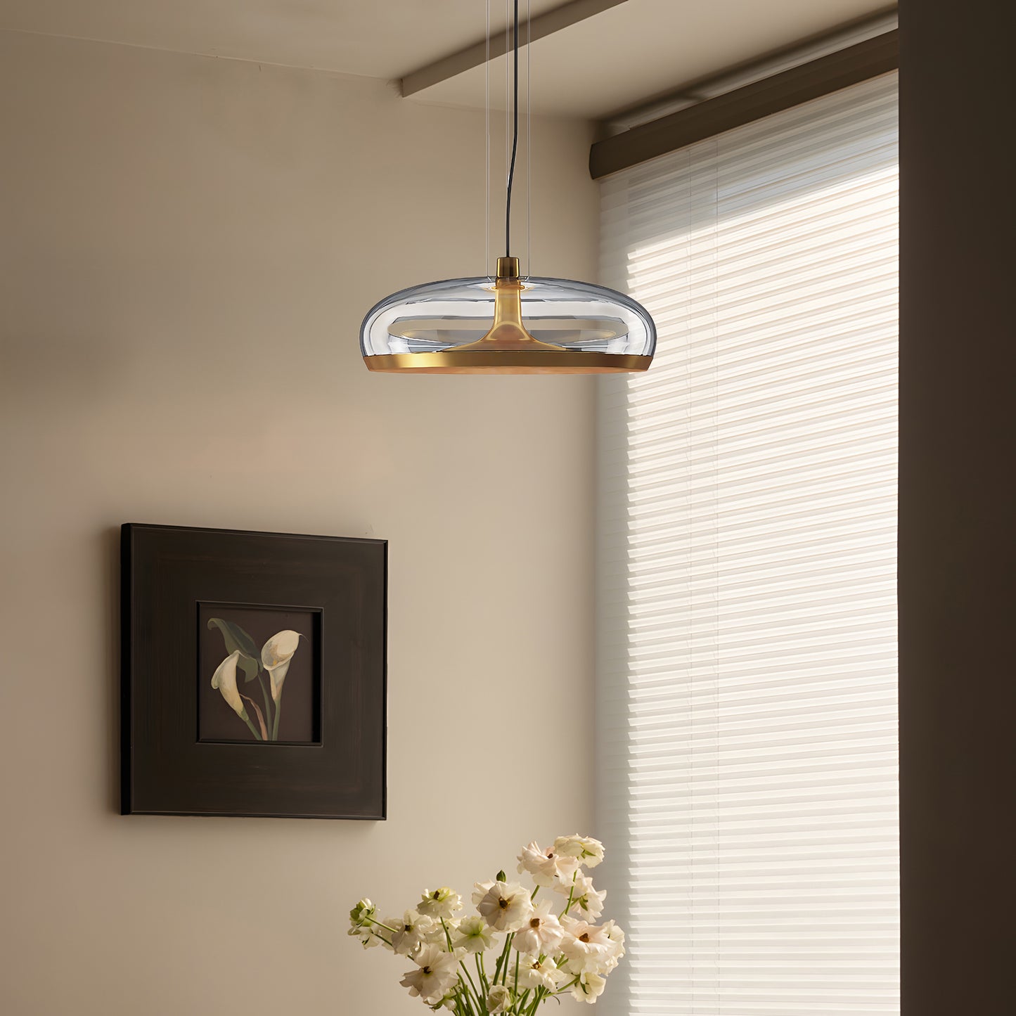 Aurelia LED Contemporary Crystal Pendant Lamp