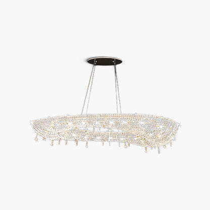 Modern Round Crystal Luxury Metal Chandelier