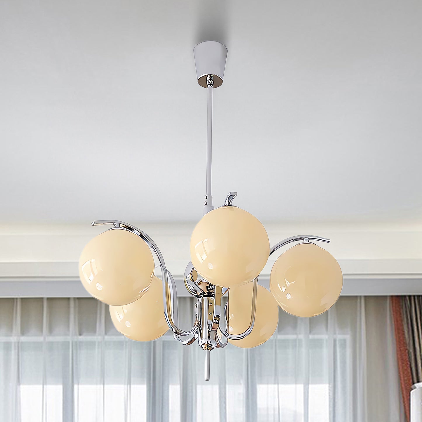 Modo Deco Eclectic Crystal Chandelier