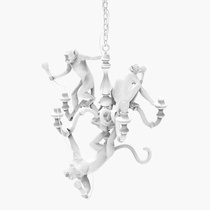 Monkey Eclectic Resin Chandelier