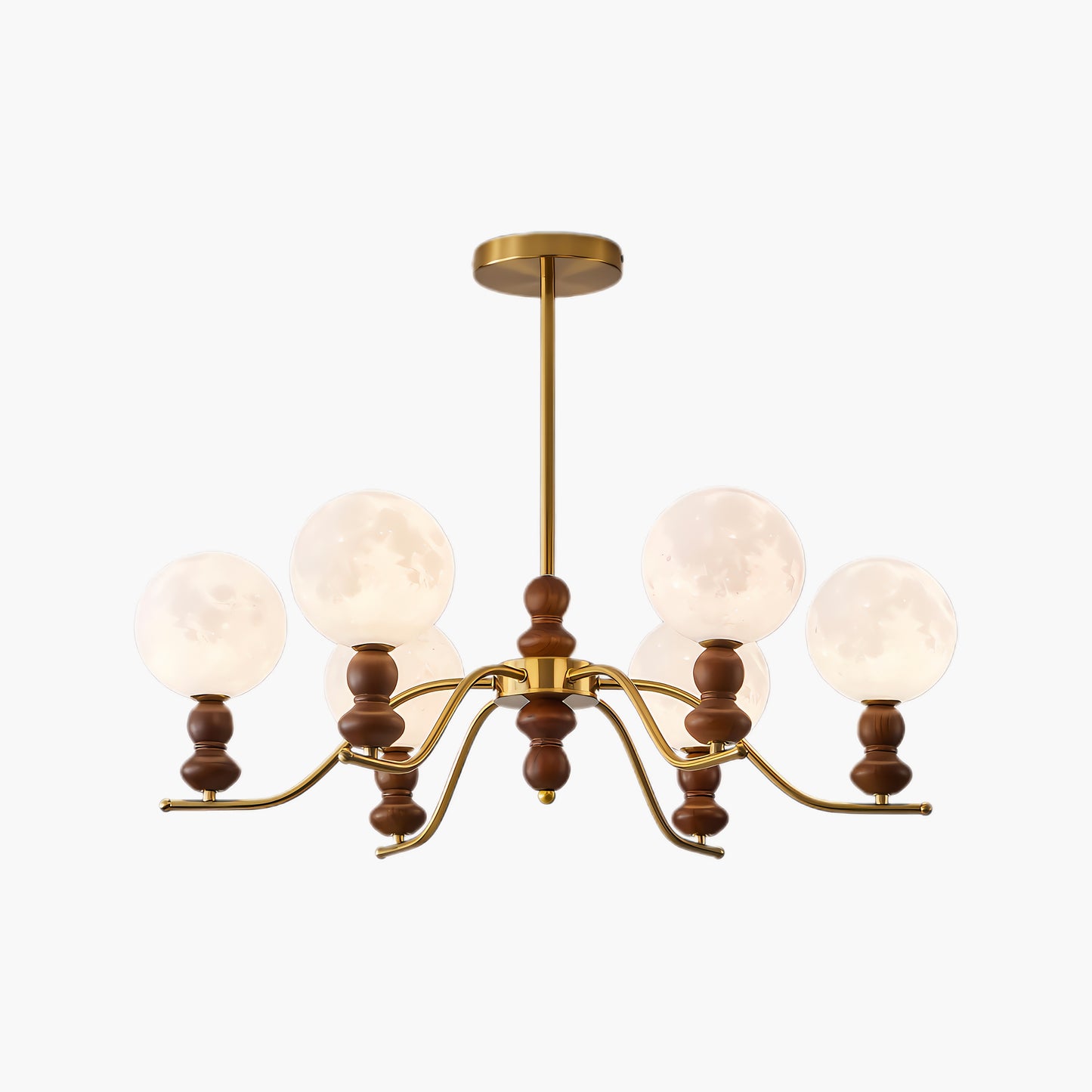 Moonlit Globe Eclectic Crystal Chandelier