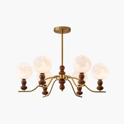 Moonlit Globe Eclectic Crystal Chandelier