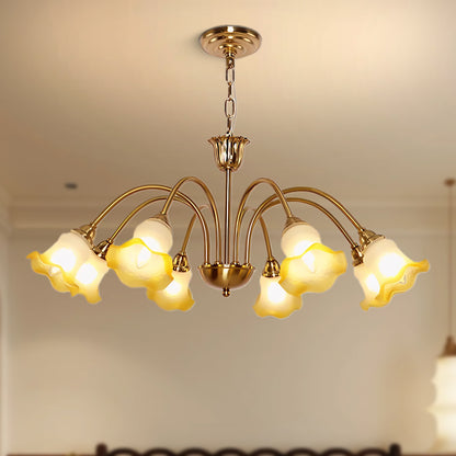 Morning Glory Luxury Crystal Chandelier