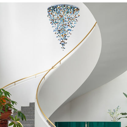 Multicolor Crystal Stone Eclectic Crystal Chandelier