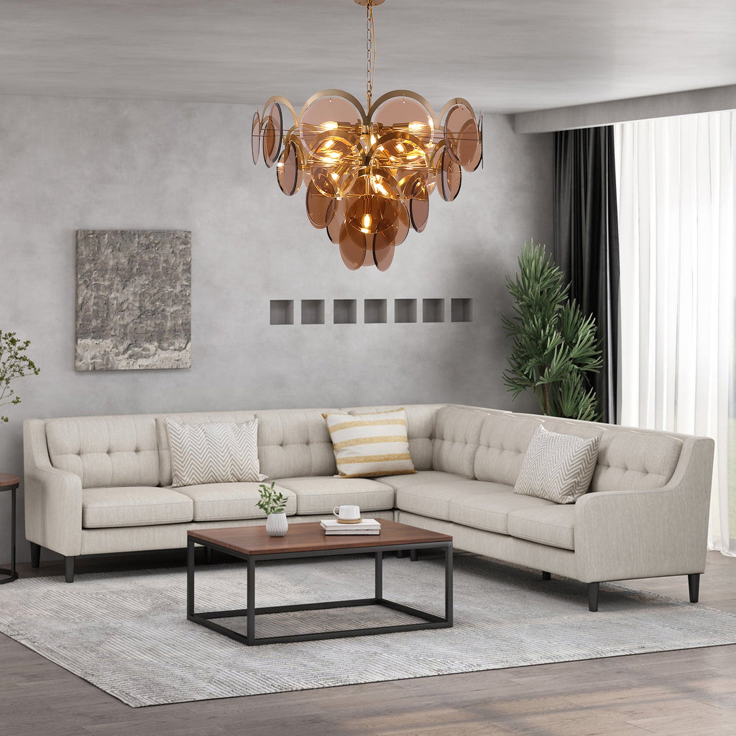 Murano  Modern Crystal Chandelier