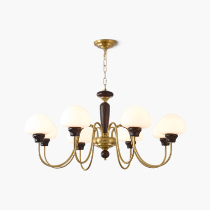 Mushroom Cap Modern Crystal Chandelier