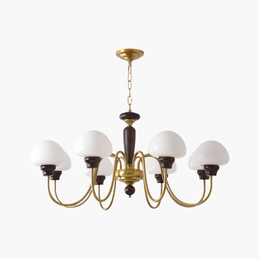 Mushroom Cap Modern Crystal Chandelier